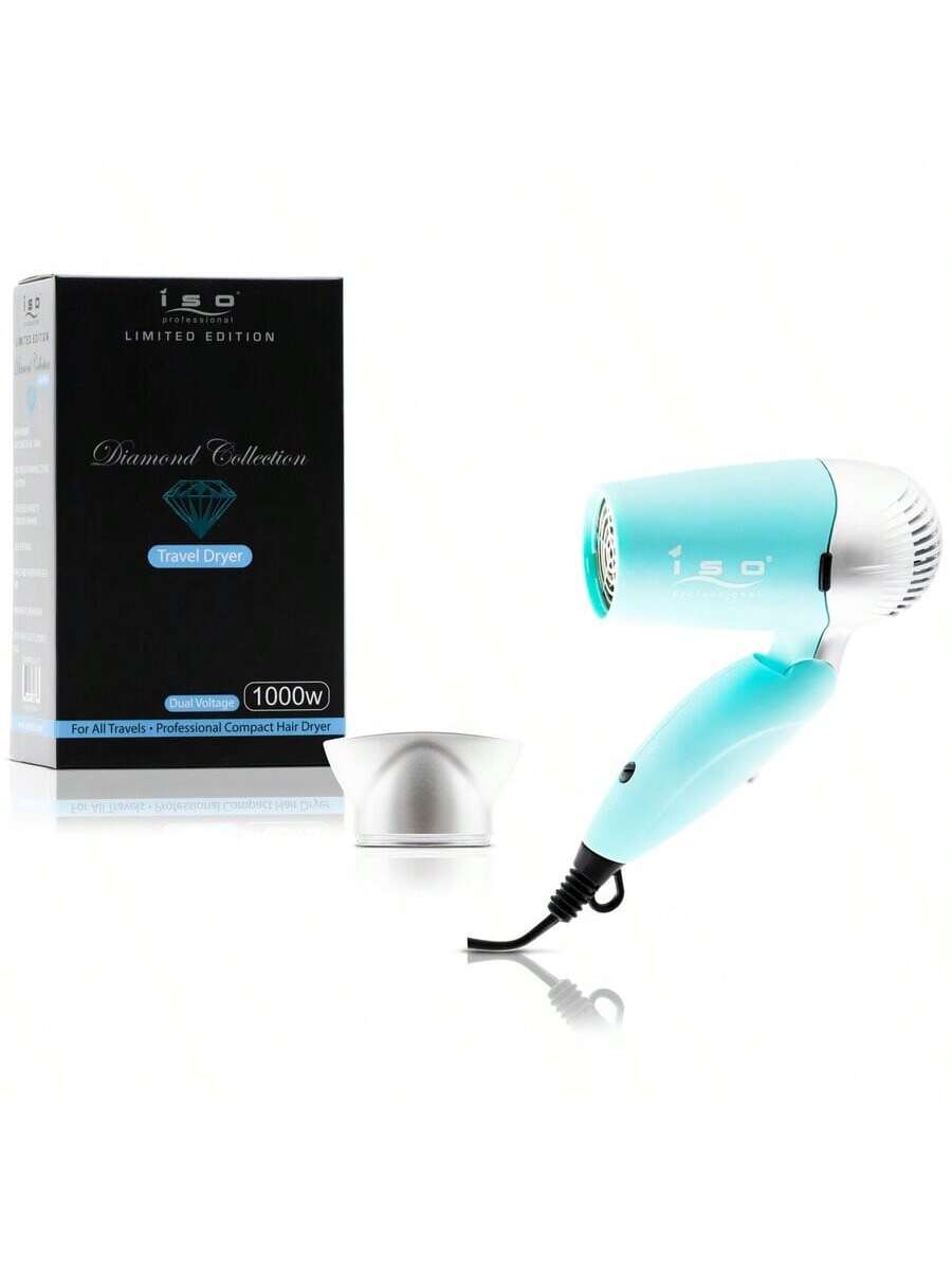 ISO Beauty Travel-Perfect Compact Lightweight Dual Voltage Travel Dryer - Diamond Collection
