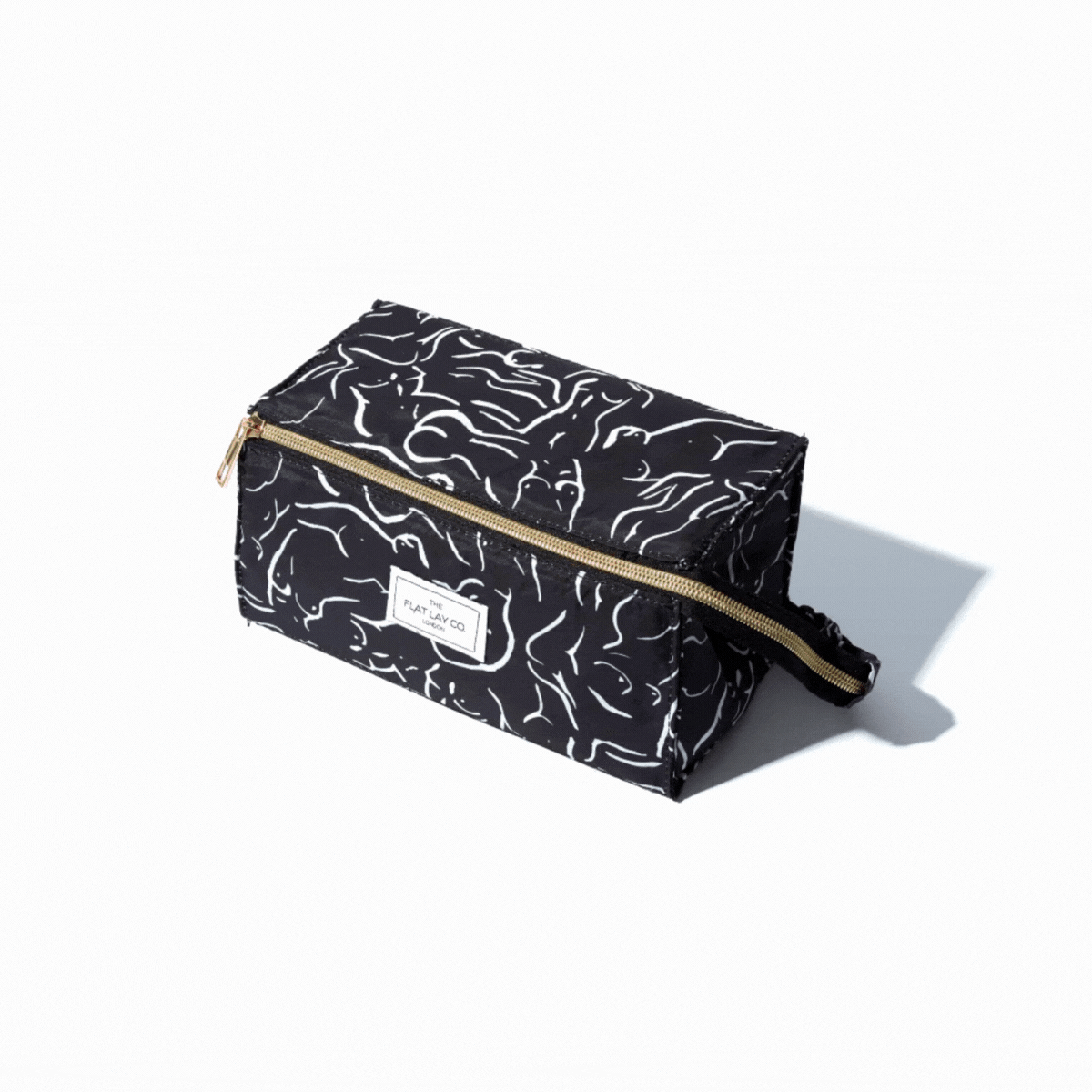 Forms Open Flat Makeup Box Bag and Tray