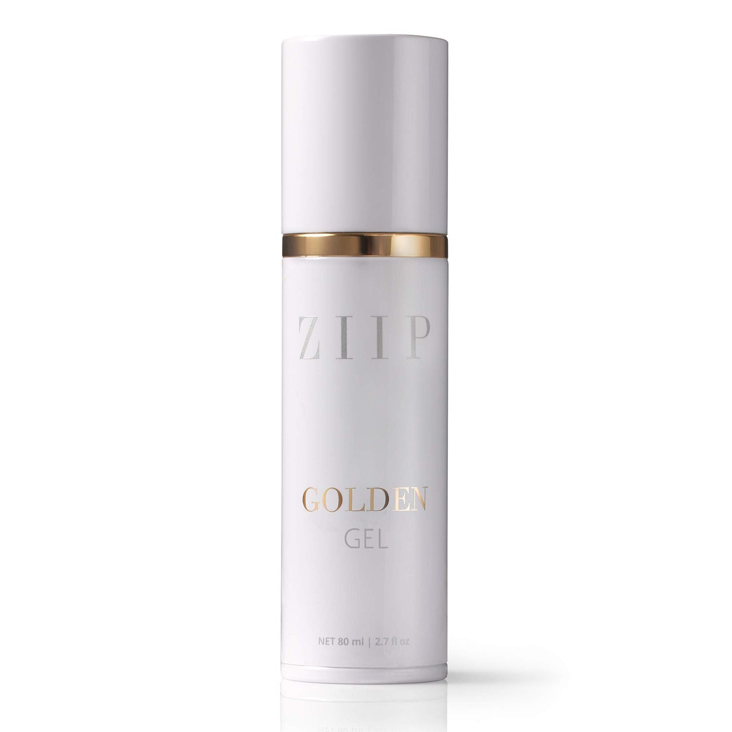 ZIIP 24-Carat Golden Conductive Gel with peptides. Rejunvenating face & neck skin treatment for use with the ZIIP Facial Device