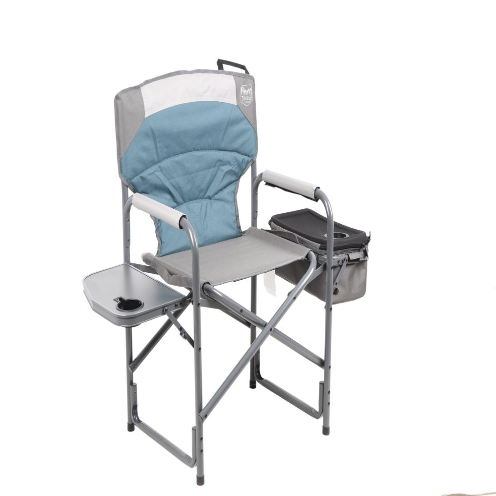 Timber Ridge Laurel Director Camping Chair, Red and Gray, Adult
