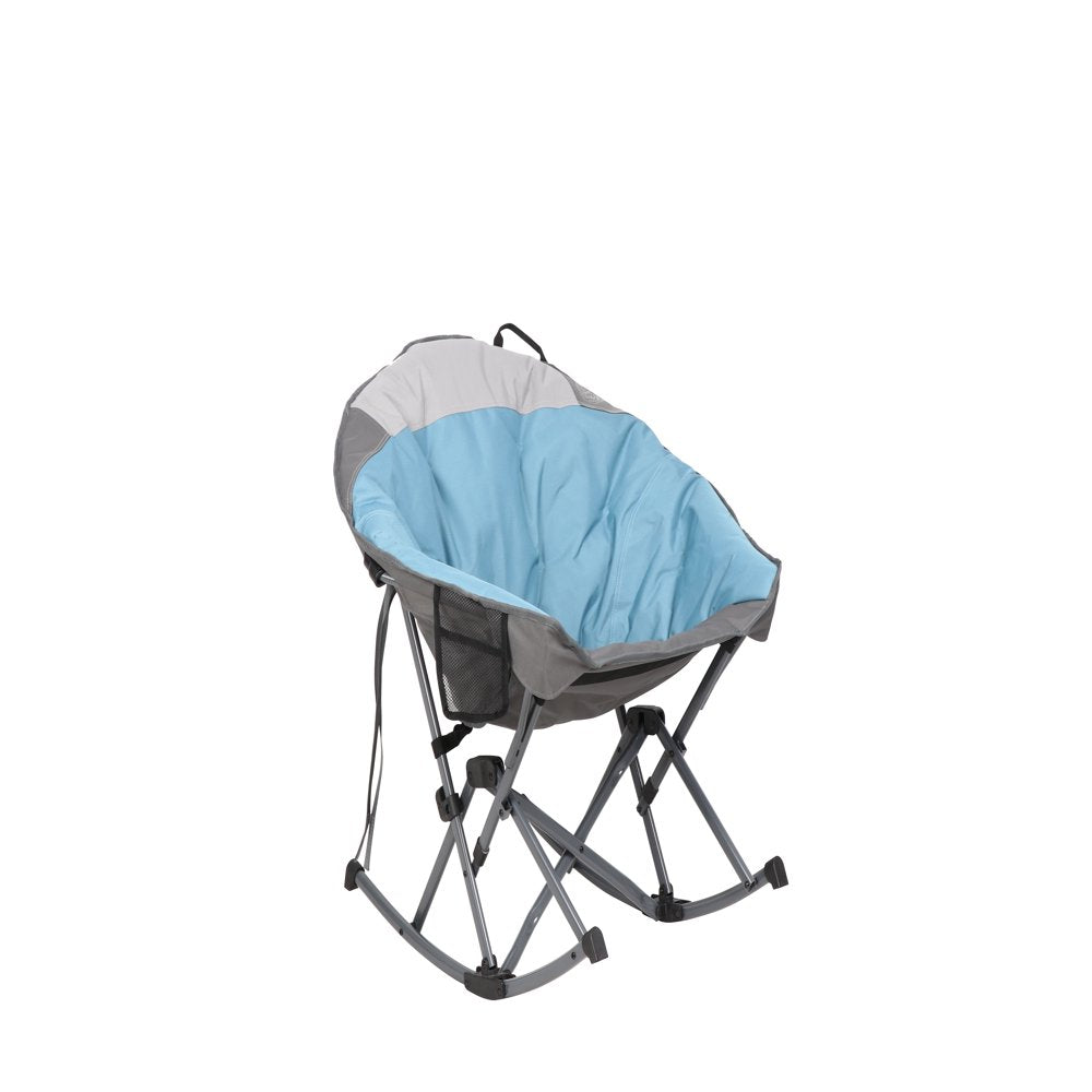 Timber Ridge Rocking Club Camping Chair, Red and Gray, Adult
