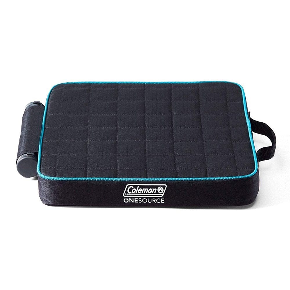 Coleman Onesource Outdoor Heated Camping Chair Pad with Rechargable Battery, Black