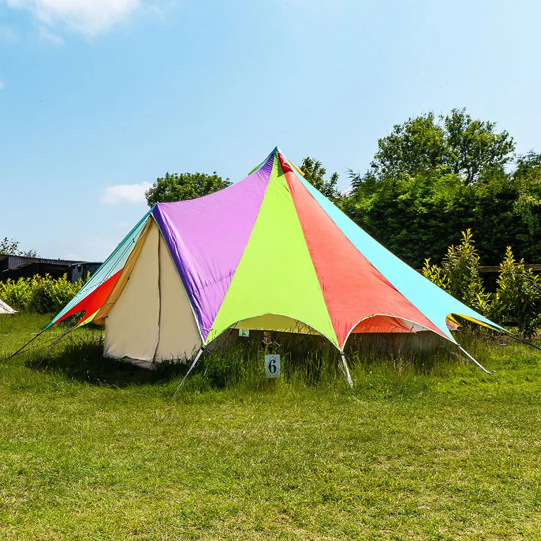 boutique camping bell tent porch curved canopy awning glamping bell tent