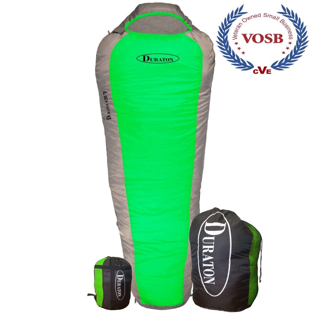 Duraton 20 F Mummy Sleeping Bag (Orange)