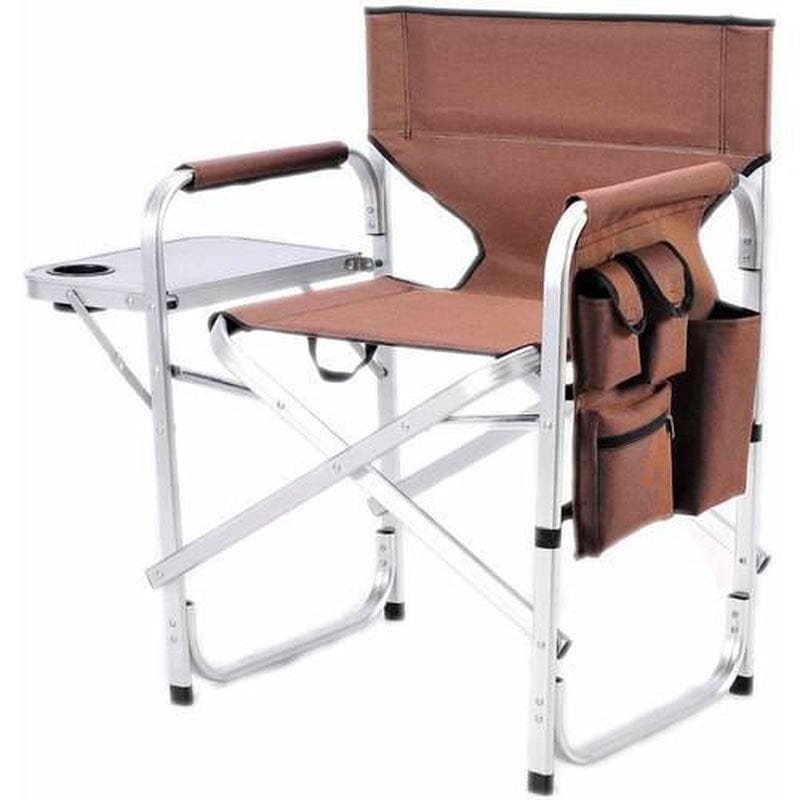 Ming'S Mark SL1204-BLACK/FLAG Black & White Director'S Chair