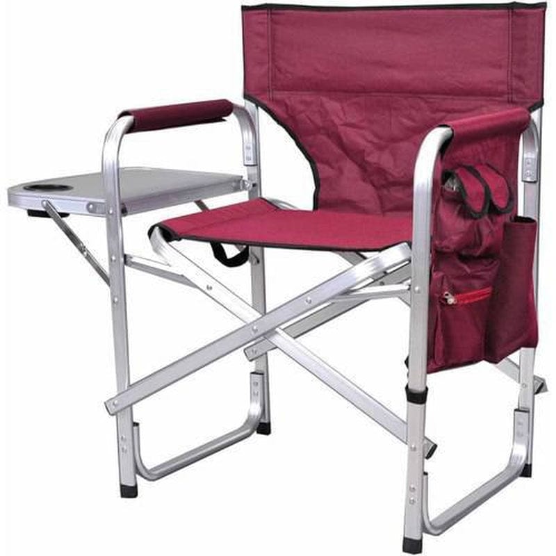 Ming'S Mark SL1204-BLACK/FLAG Black & White Director'S Chair