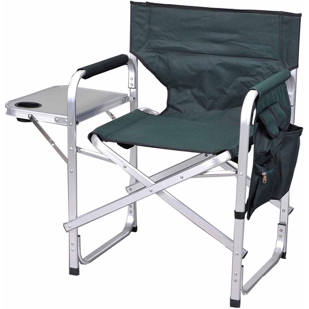 Ming'S Mark SL1204-BLACK/FLAG Black & White Director'S Chair