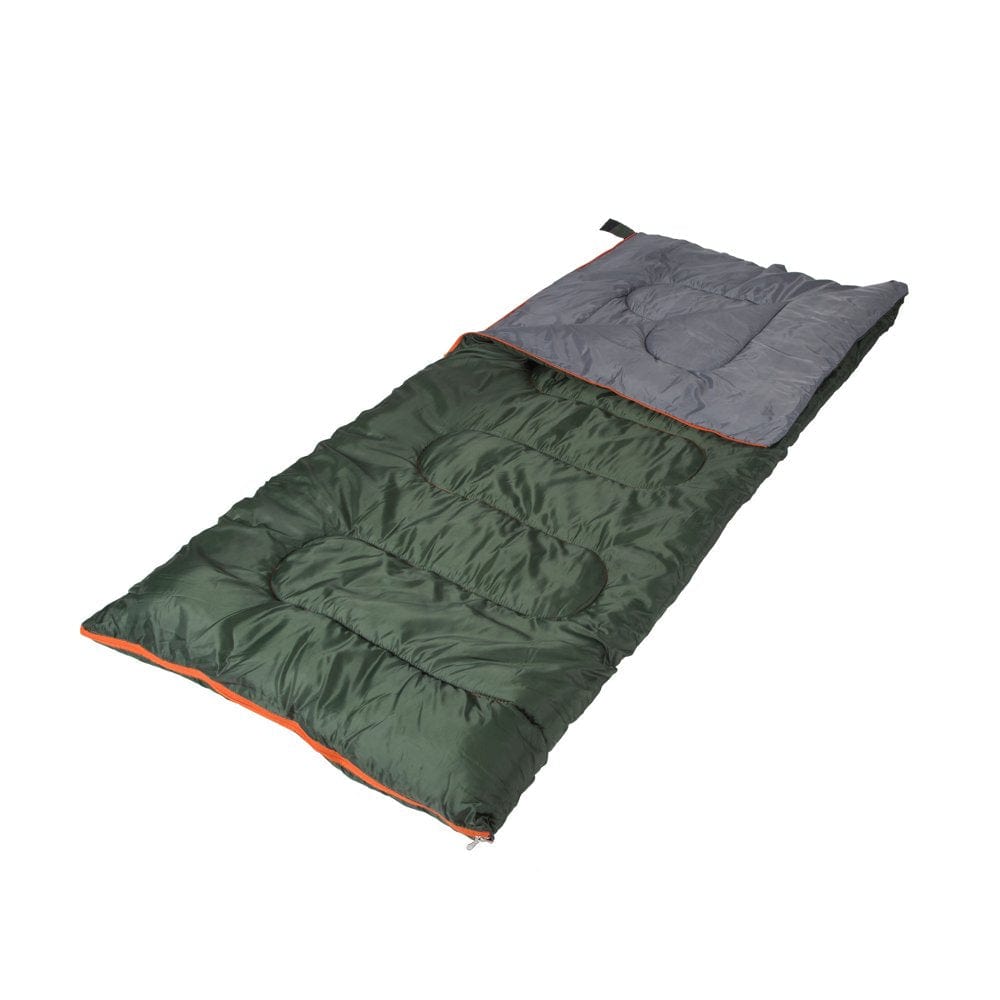 Stansport 6 Lbs. Grizzly Rectangular Brown Canvas Sleeping Bag -10°F