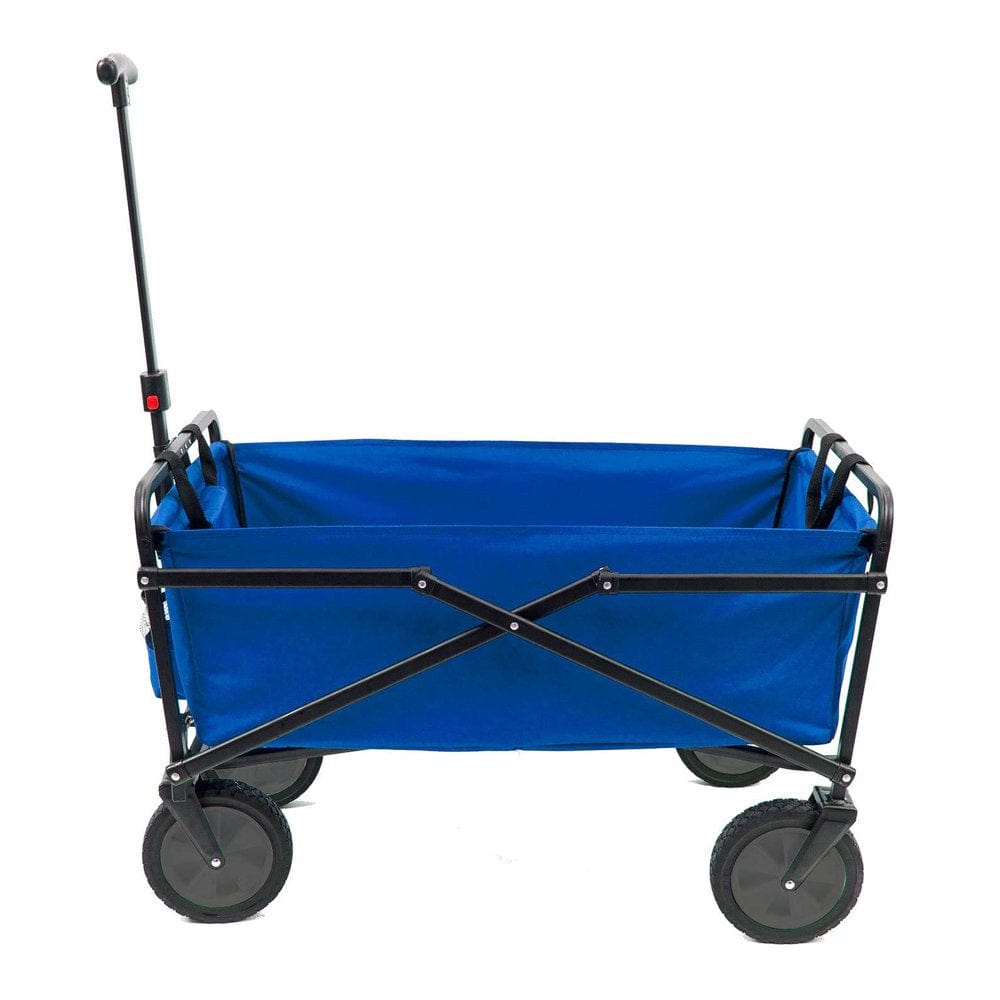 SUW-200 Lightweight Steel Frame Folding Utility Wagon Cart with Pockets NAVY