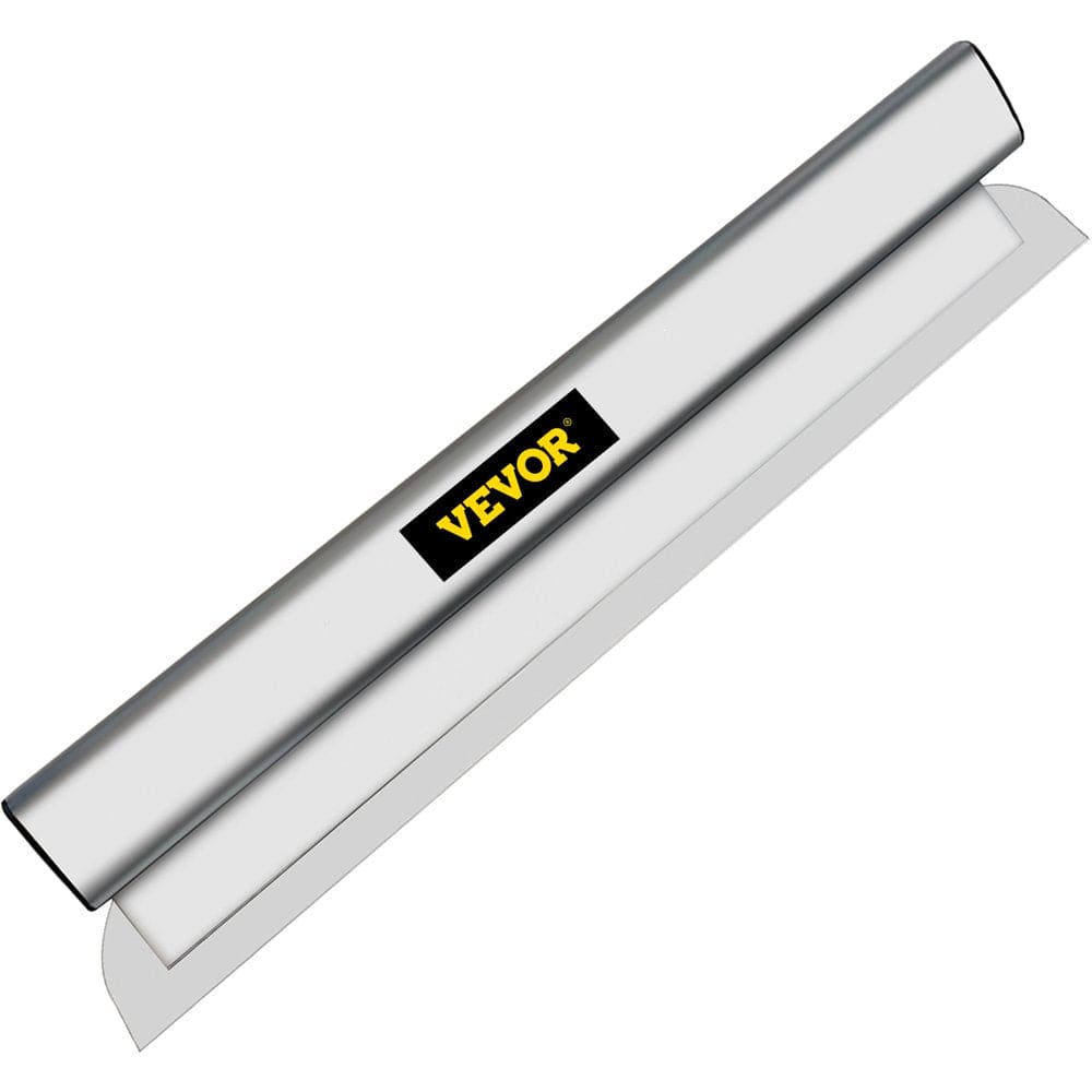 VEVOR Drywall Skimming Blade, 24In Smoothing Knockdown Spatula, Extruded Aluminum & European Stainless Steel Construction Knife & High-Impact End Cap, Putty Finishing Tools for Sheetrock Gyprock