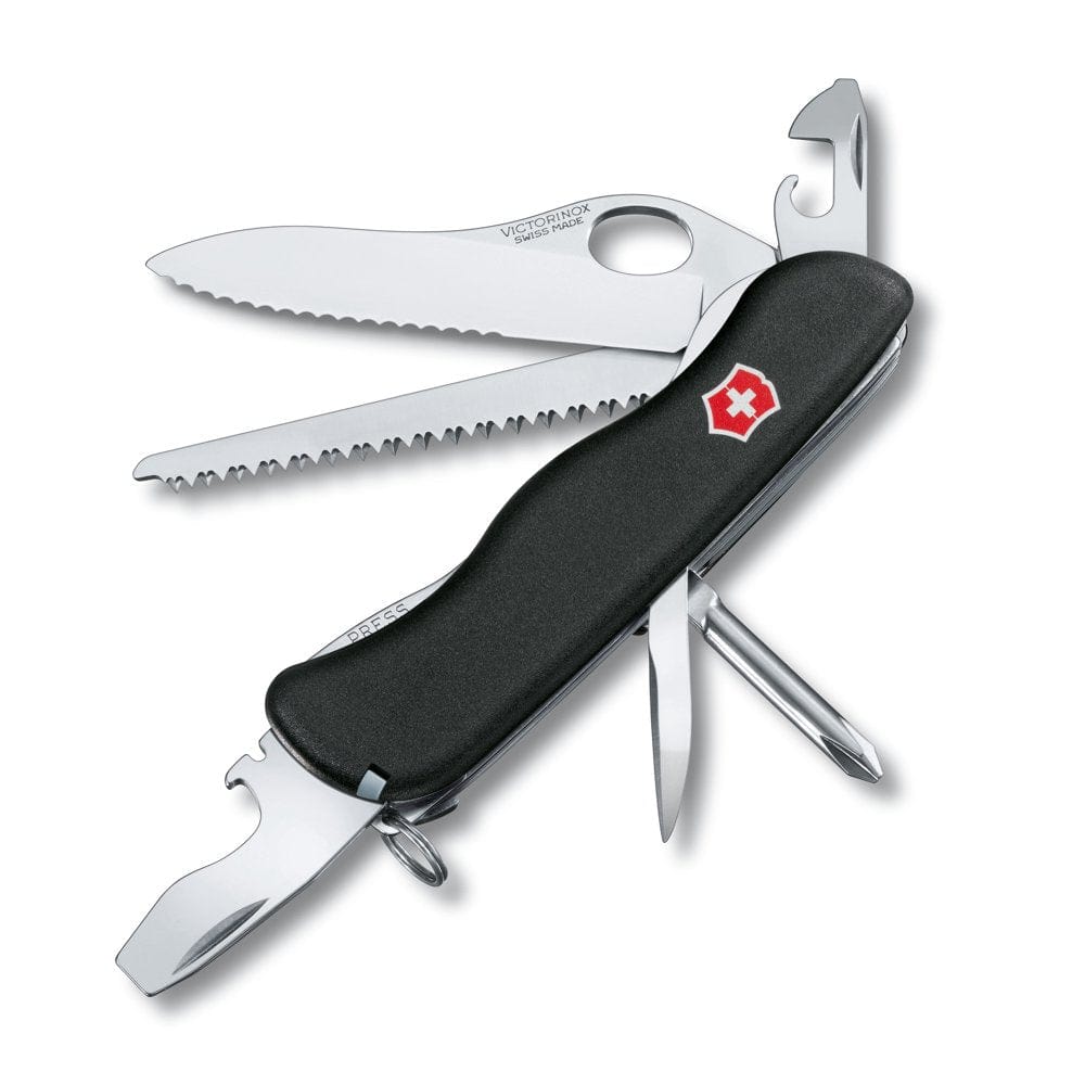 Victorinox One-Hand Trekker 12 Function Black Pocket Knife