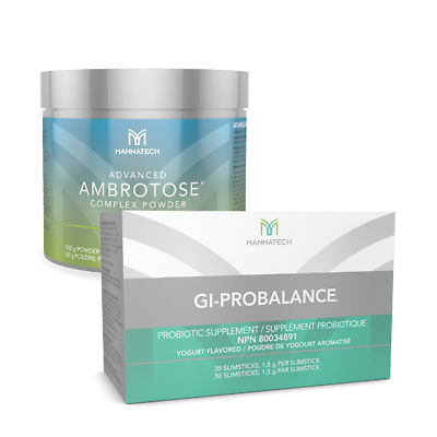 Mannatech Advanced Ambrotose Complex 120g and GI Probalance Immune Combo NEW