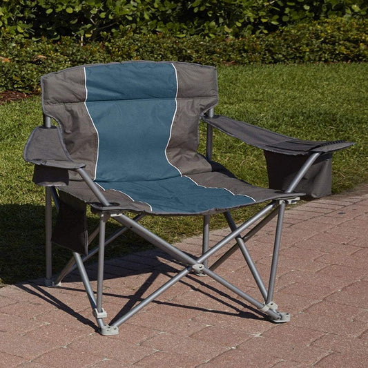 1000-Lb. Capacity Heavy-Duty Portable Camping Chair - Men'S Big and Tall Charcoal 1,000 Lb