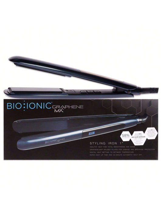 Bio Ionic BIO IONIC Graphene MX Styling Iron - Blue ZSTYLERGRA1 by Bio Ionic for Women - 1 Inch Flat Iron