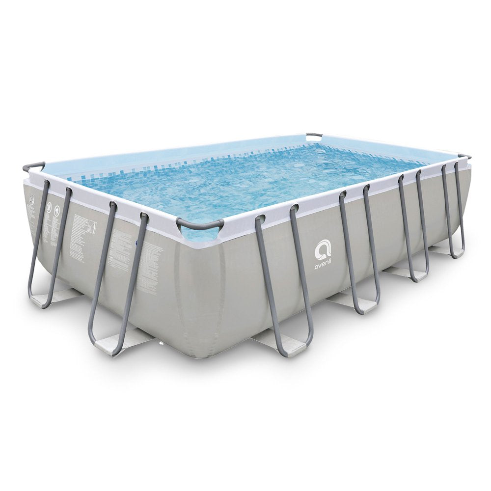 Jleisure Avenli 15 Foot X 36 Inch Steel Frame above Ground Swimming Pool