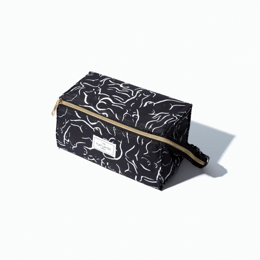Forms Open Flat Makeup Box Bag and Tray