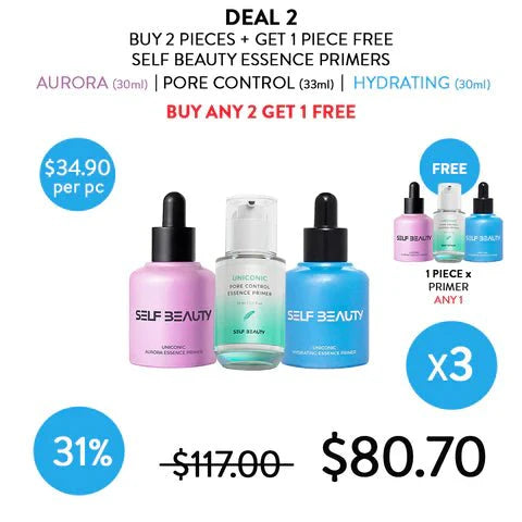 [SELF BEAUTY] Uniconic Pore Control Essence Primer 33ml - COCOMO