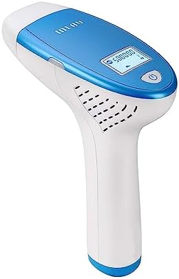 MLAY IPL Hair Removal Device, Ice Cooling Protection Laser Permanent Whole Body Hair Remover for Home Use Women and Men (blue 2)