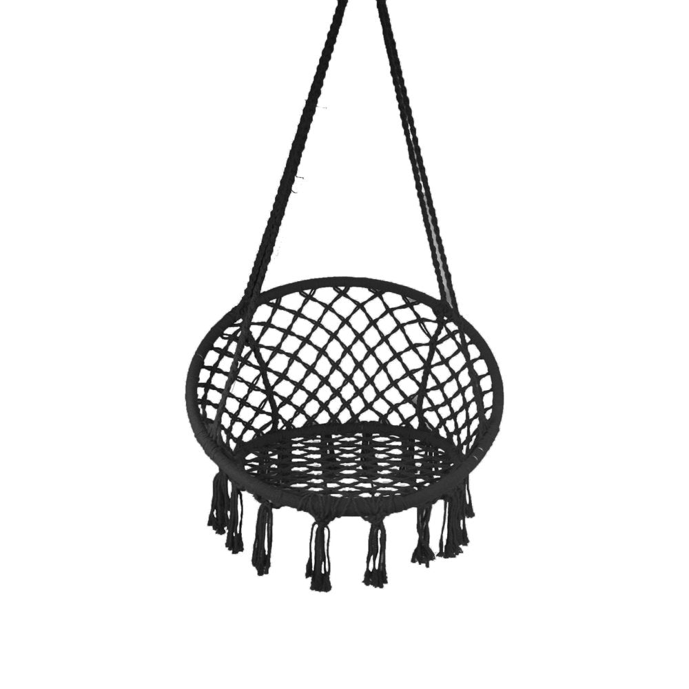 Equip Macrame Outdoor Hammock Chair, Cotton Blend Olive Green, Size: 47” L X 24” W, Capacity 250 Lb.