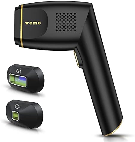 Laser Hair Removal for Women Permanent - IPL Hair Remover with Sapphire Ice Cooling Function & Unlimited Flashes & 2 Precision Attachments for Face & Body - Bikini Line, Armpits, Arms, Legs