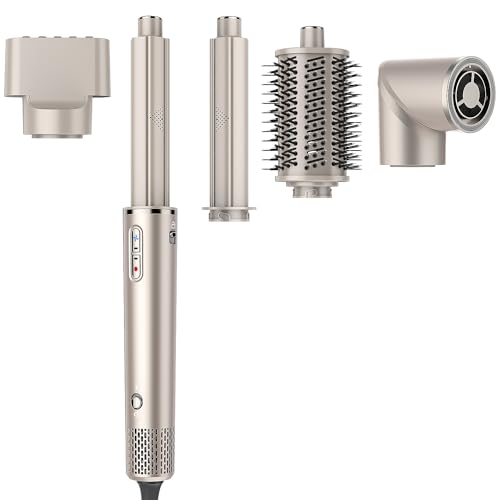 Fentgo Hair Dryer Brush, Air Styling & Drying System, Detachable Multi-Styler with Auto Curlers, Oval Brush, Concentrator Attachment 1400W Blow Dryer Brush for All Hair Types