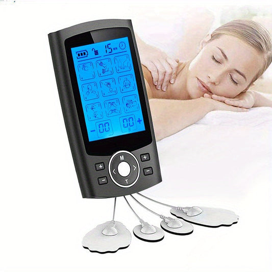 Dual Channel TENS EMS Unit 36 Modes Muscle Stimulator For Pain Relief Therapy, Electronic Pulse Massager Muscle Massager