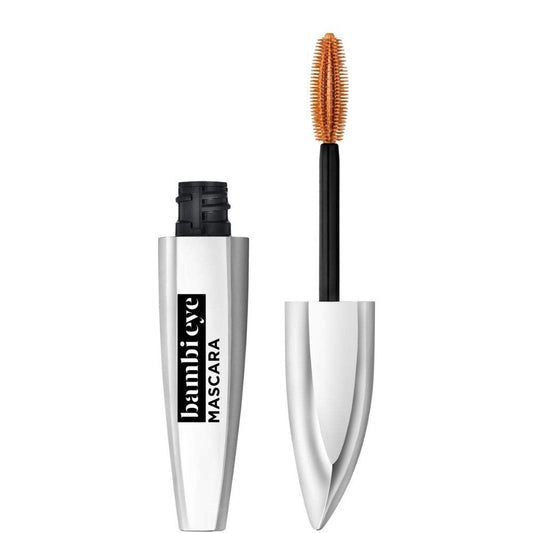 L��Or��al Paris Cosmetics Bambi Eye Washable Mascara, Lasting Volume, Black Brown, 0.28 fl. oz.