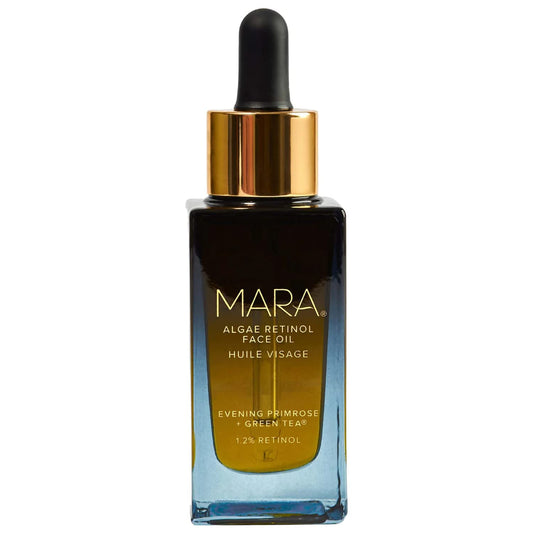 MARA - Natural Evening Primrose + Green Tea Algae Retinol Face Oil | Clean, Non-Toxic, Plant-Based Skin Care (Full Size, 1 fl oz | 30 ml)