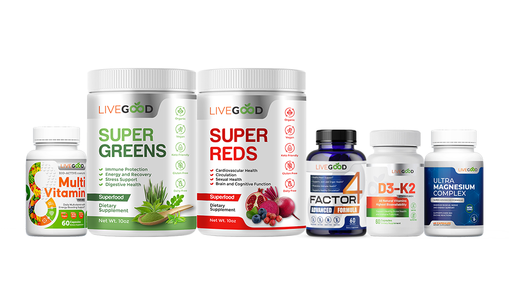 LiveGood International Wellness Pack Multivitamin Essential For Men 6pcs NEW