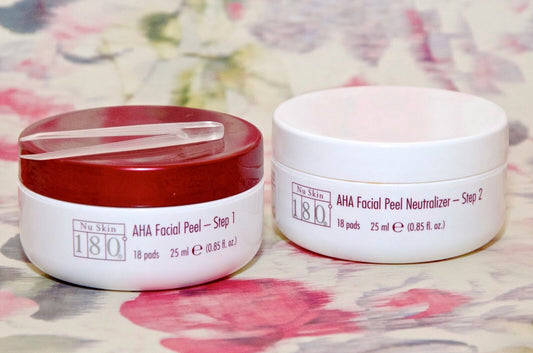 3 Sets Nu Skin 180 AHA Facial Peel and Neutralizer Anti-Aging 2x1 fl oz ea set