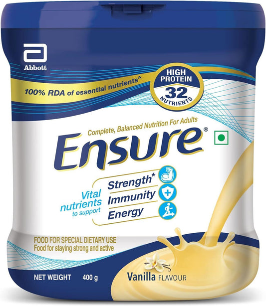 3 Packs En sure Balanced Adult Nutrition Health Drink Meal Vanilla 400g ea NEW