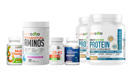LiveGood Lean Body Pack Multivitamin Essential Aminos Fruit Punch 6pcs NEW