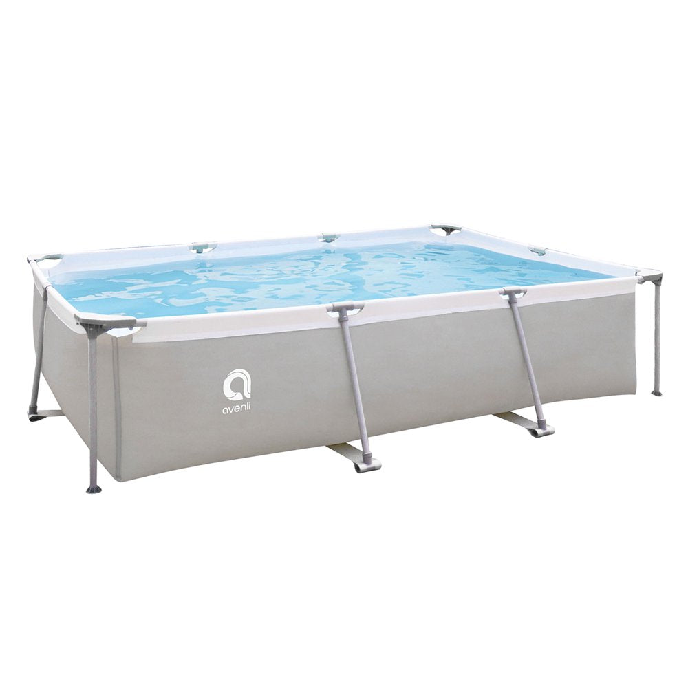 Jleisure Avenli 15 Foot X 36 Inch Steel Frame above Ground Swimming Pool