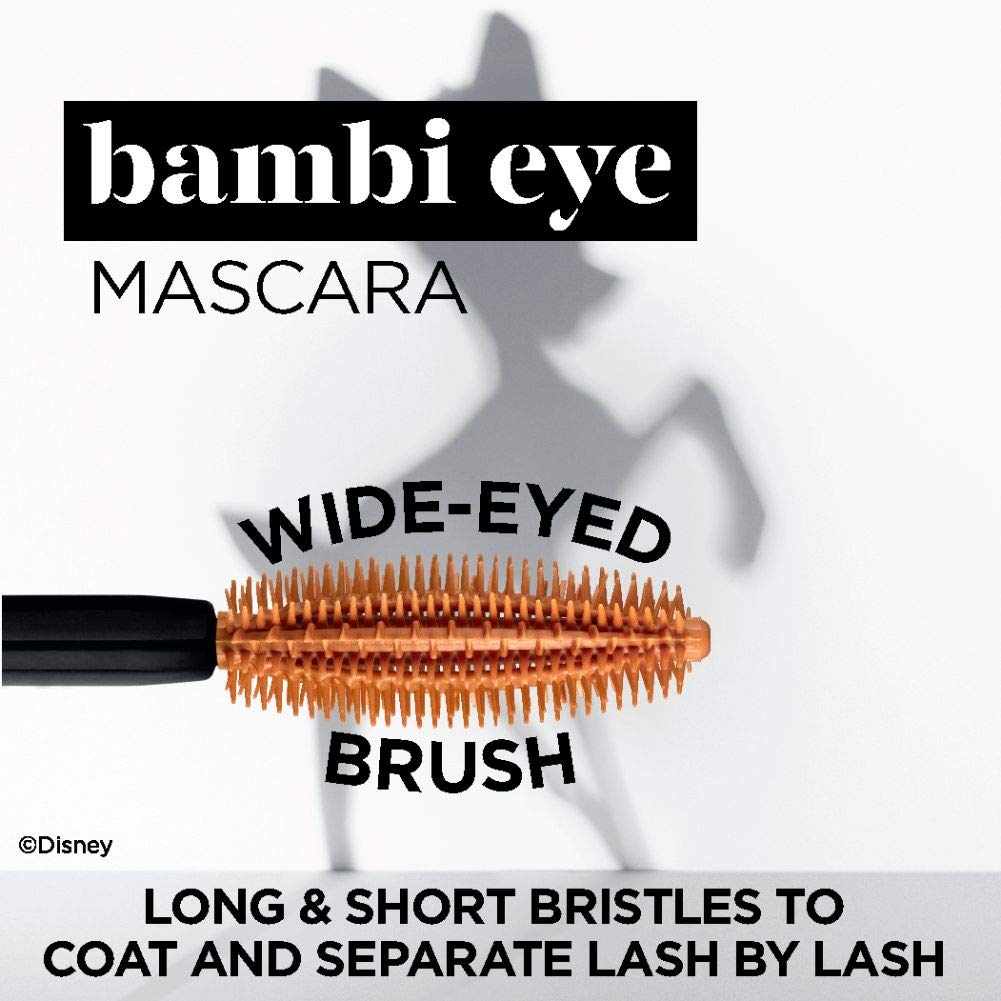 L��Or��al Paris Cosmetics Bambi Eye Washable Mascara, Lasting Volume, Black Brown, 0.28 fl. oz.
