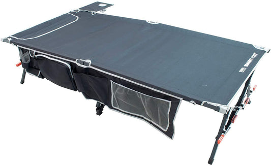 Rio Brands XXL Outdoor Smart Cot Portable Camping Cot with Pockets