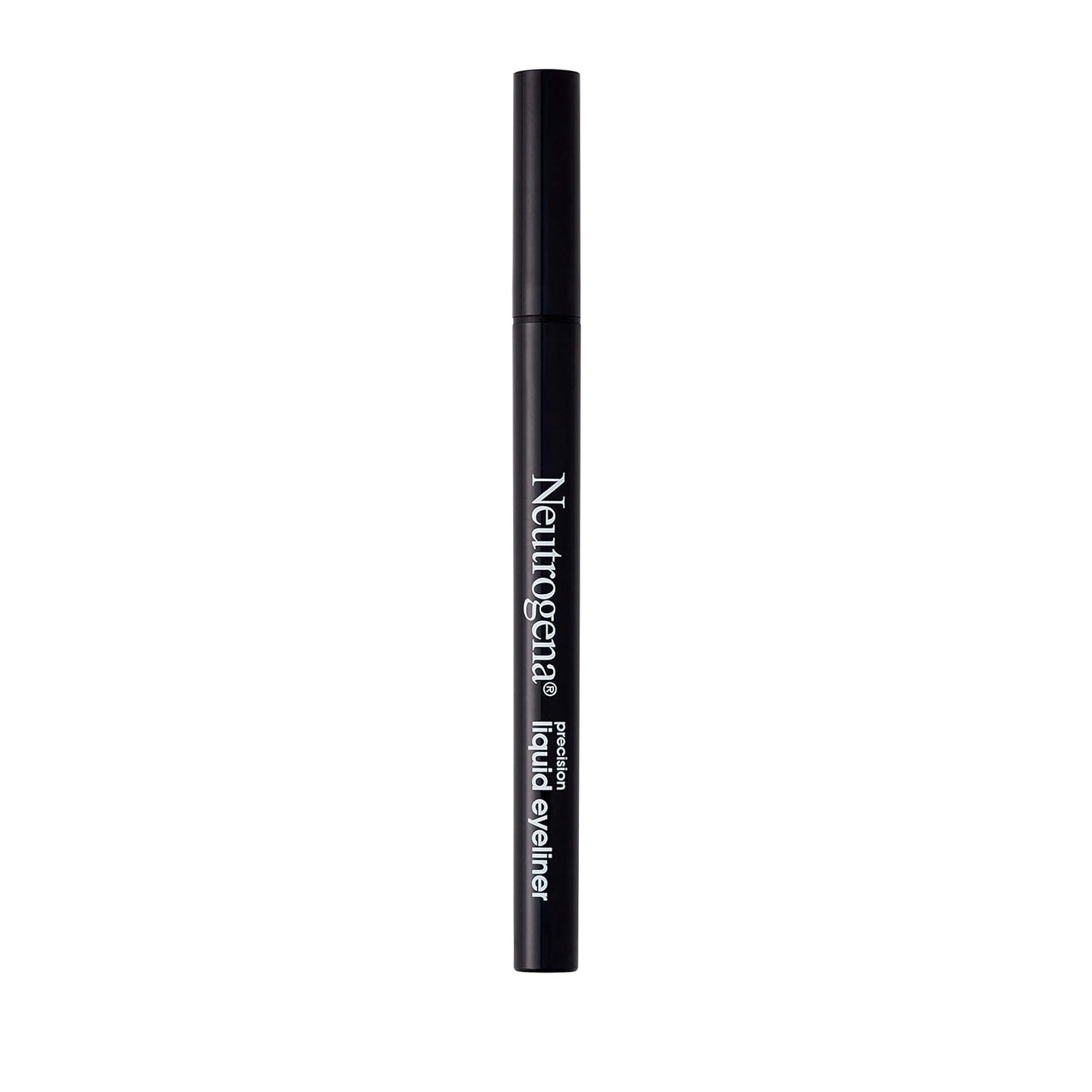 Neutrogena Precision Liquid Eyeliner with Honey &amp; Coconut, Hypoallergenic, Smudge- &amp; Water-Resistant Eyeliner Makeup for Precise Application, Jet Black, 0.013 fl. oz