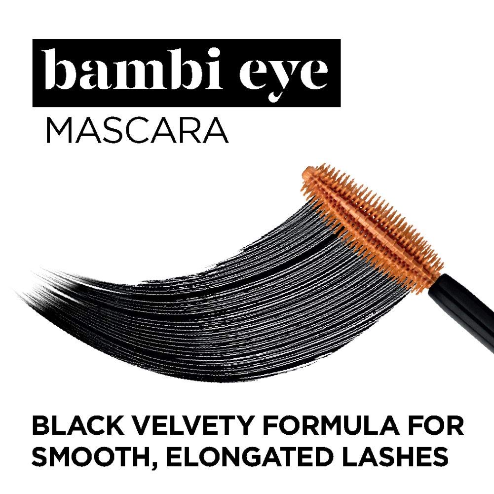 L��Or��al Paris Cosmetics Bambi Eye Washable Mascara, Lasting Volume, Black Brown, 0.28 fl. oz.