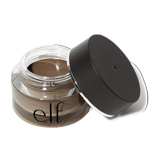 e.l.f. Lock On Liner And Brow Cream, Lines Eyes &amp; Defines Eyebrows, Espresso, 0.19 Oz (5g)
