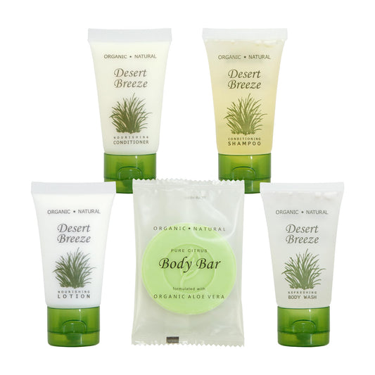 Desert Breeze | 1-Shoppe All-In-Kit | Hotel Size Amenities Set | Hotel/AirBnB/VRBO/Vacation Rental Soap Set | (150 pcs)