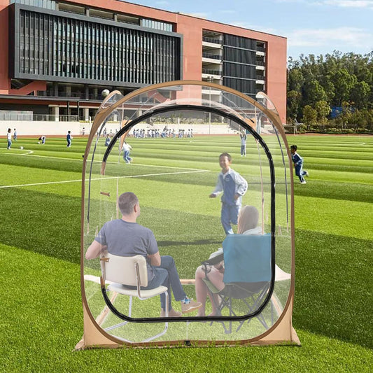 Sports Tent, Instant Tent Shelter Pop Up Bubble Clear View Tent, Weather Proof Outdoor Bubble Tent for Soccer, Football, and Other Outdoor Events