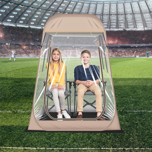 FOCHIER F Sports Tent Pop Up Bubble Tent 62" x 50" x 50" Weatherproof Pod Instant Tent Shelter Outdoor 2 Person with Top Cover and Floor Mat Portable Carry Bag for Camping Fishing Cheering Parades