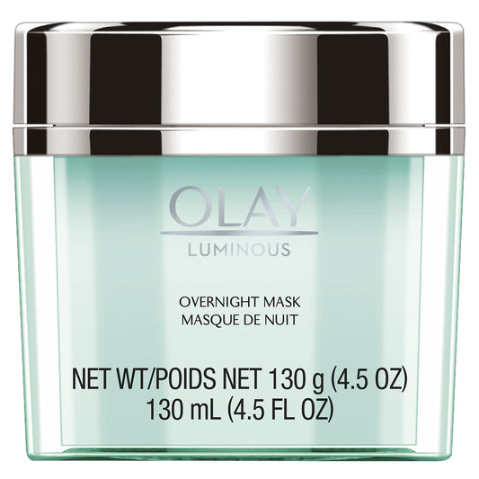 Olay Regenerist Luminous Overnight Facial Mask Gel Moisturizer with Vitamin C & E, 4.5 Ounce Packaging may Vary