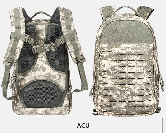 Outdoor Hiking Backpack Camouflage Army Fan Tactical Riding Bag - Blue Force Sports