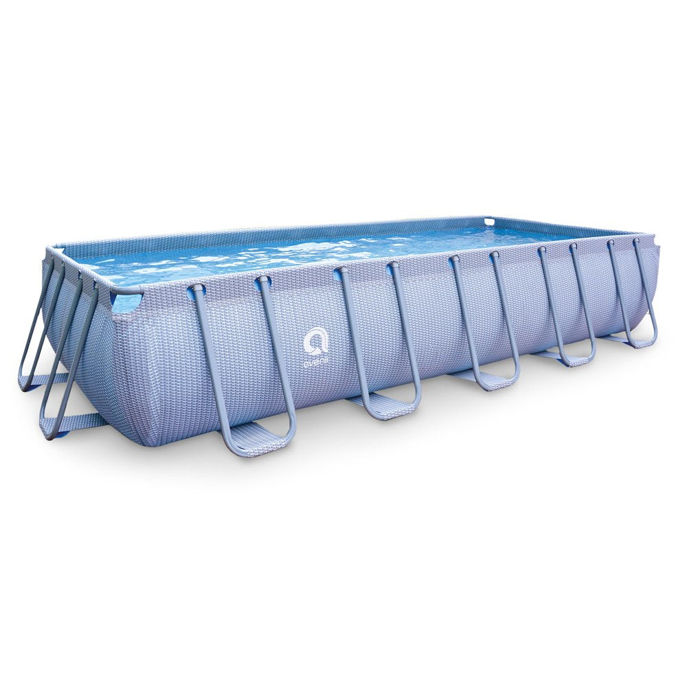 Jleisure Avenli 15 Foot X 36 Inch Steel Frame above Ground Swimming Pool