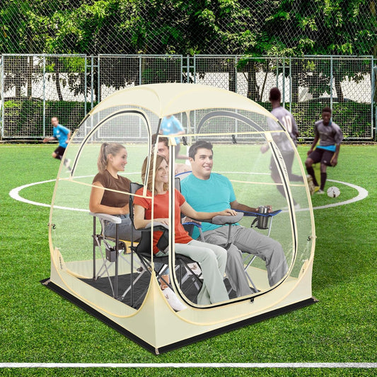 63" x63“x63“H Sport Tents- Instant Pop-Up Tent Shelter-540° Panoramic Bubble Tent with 3 Ventilation Ports and Rain Top Cover - Perfect for Outdoor Activities - Suitable for 3-4 People
