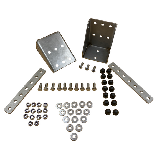 Brackets: Alu-Cab Shower Cube to Load Bars