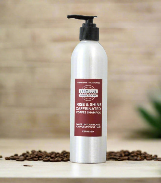 Rise & Shine Coffee Shampoo for Fast Hair Growth, Brewed with Real Coffee