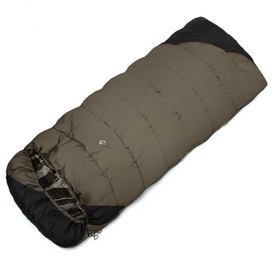 Full View of Black Closed 3 Season Sleeping Bag