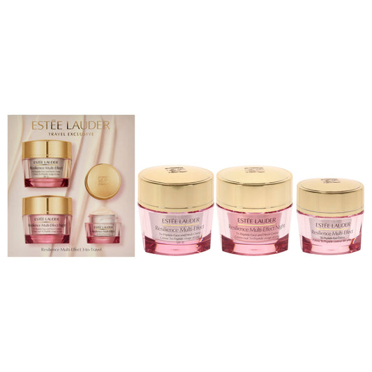 Resilience Multi-Effect Set by Estee Lauder for Unisex - 3 Pc 1.7oz Tri-Peptide Face and Neck Cream SPF 15, 1.7oz Tri-Peptide Face and Neck Cream, 0.5 oz Tri-Peptide Eye Cream