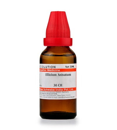 Illicium Anisatum Homeopathy Dilution 6C, 30C, 200C, 1M, 10M